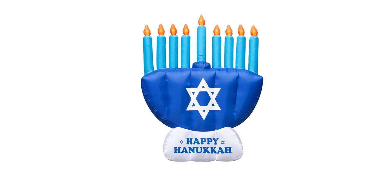 Rocinha Hanukkah Inflatable Outdoor Decorations Chanukkah Menorah