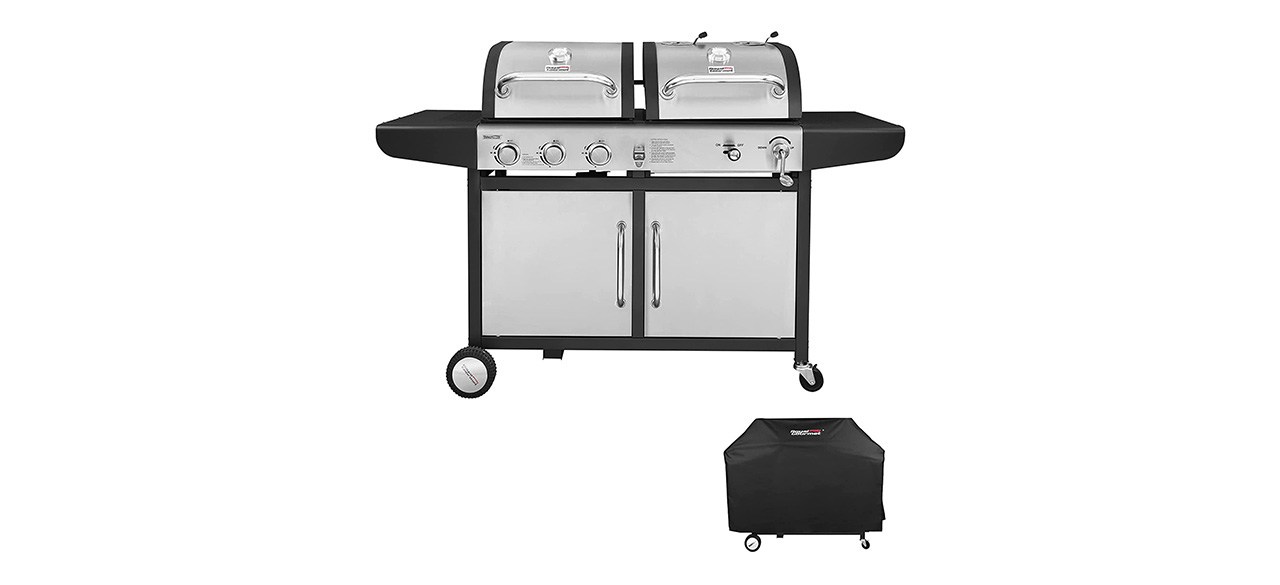 Royal Gourmet Three-burner Propane and Charcoal Combo