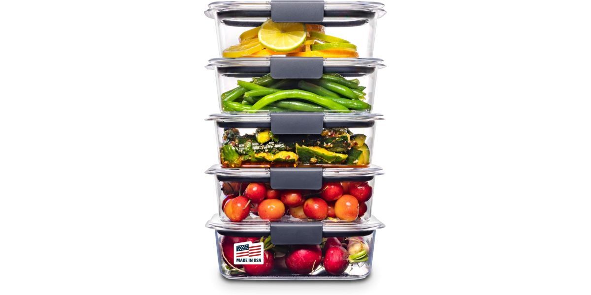 Rubbermaid Brilliance Food Storage Containers 
