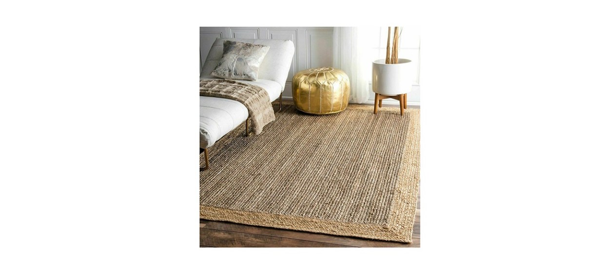 RV Home Decor 100{ae4c731f0fa9ef51314dbd8cd1b5a49e21f1d642b228e620476f3e076dd7c050} Natural Jute Rug