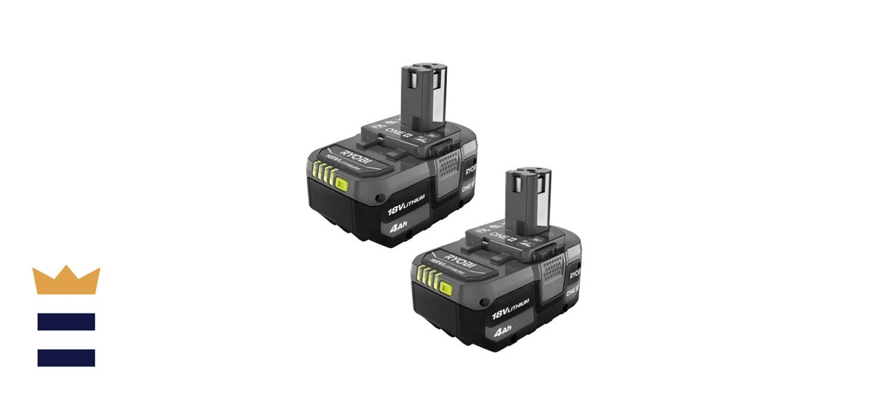 RYOBI ONE 18V Lithium-Ion Battery 2-Pack