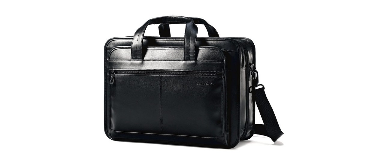 Samsonite Leather Expandable Briefcase