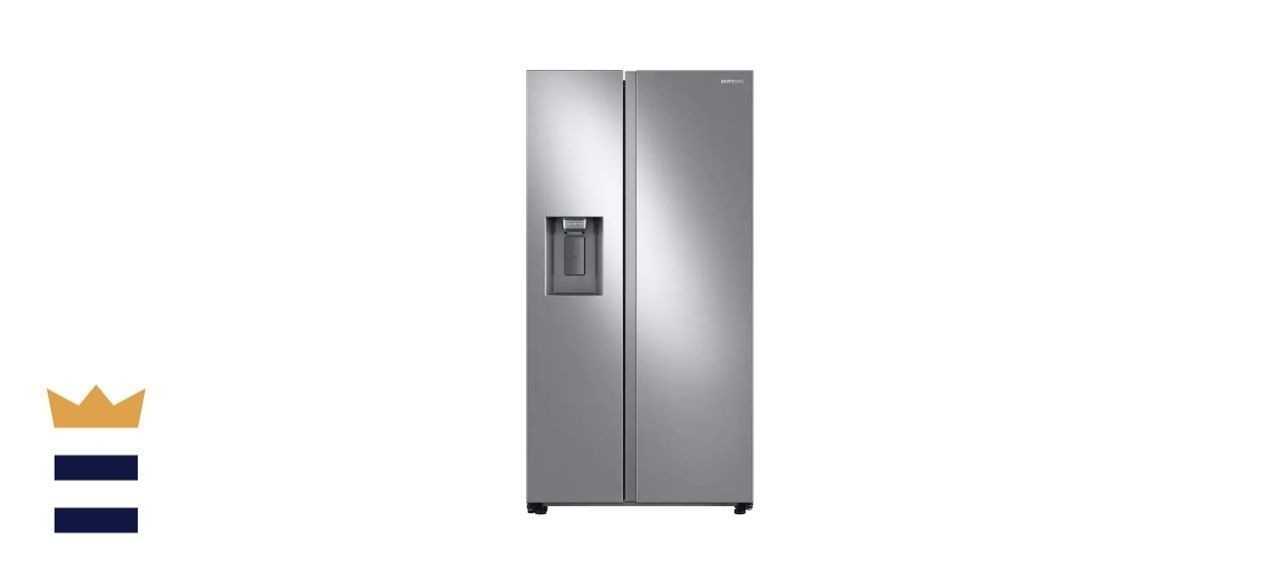 Samsung 27.4 Cubic Feet Side-by-Side Refrigerator in Stainless steel