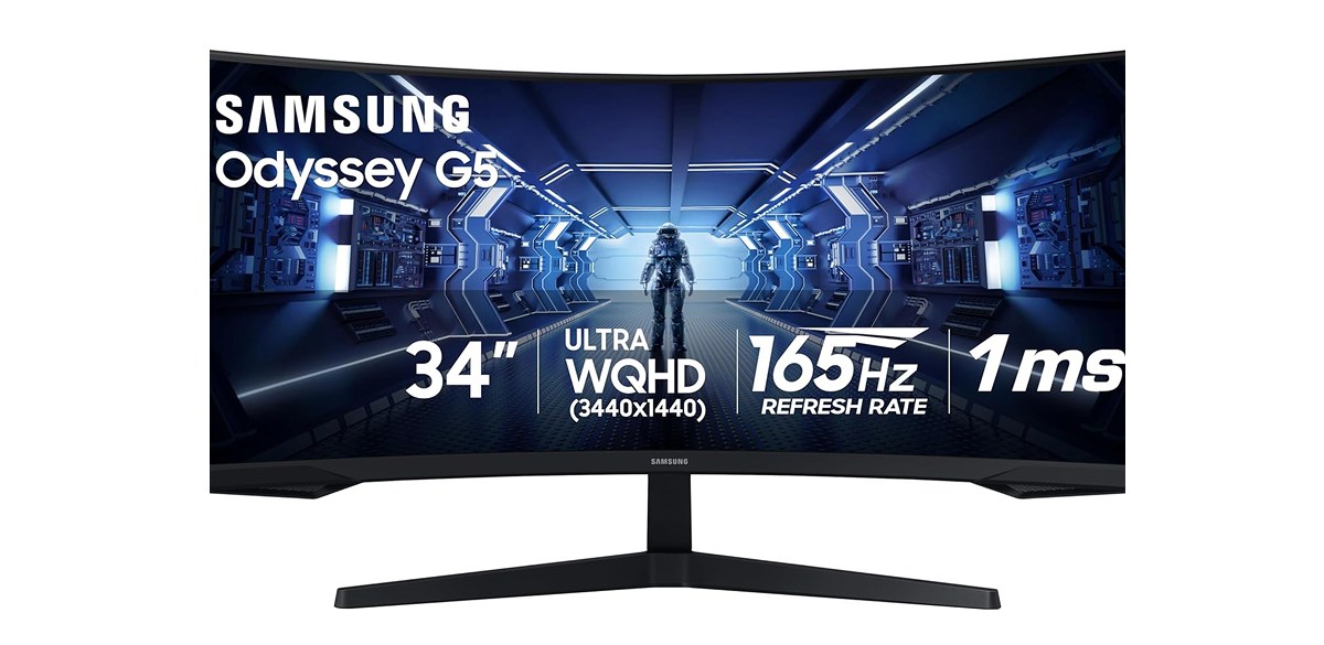 Samsung 34'' Odyssey G5 Ultra-Wide Gaming Monitor