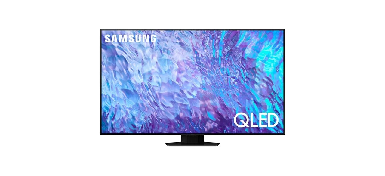 Samsung 65-inch Q80C QLED 4K Smart TV on white background