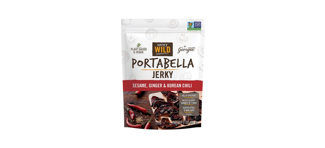 Savory Wild Vegan Portabello Mushroom Jerky