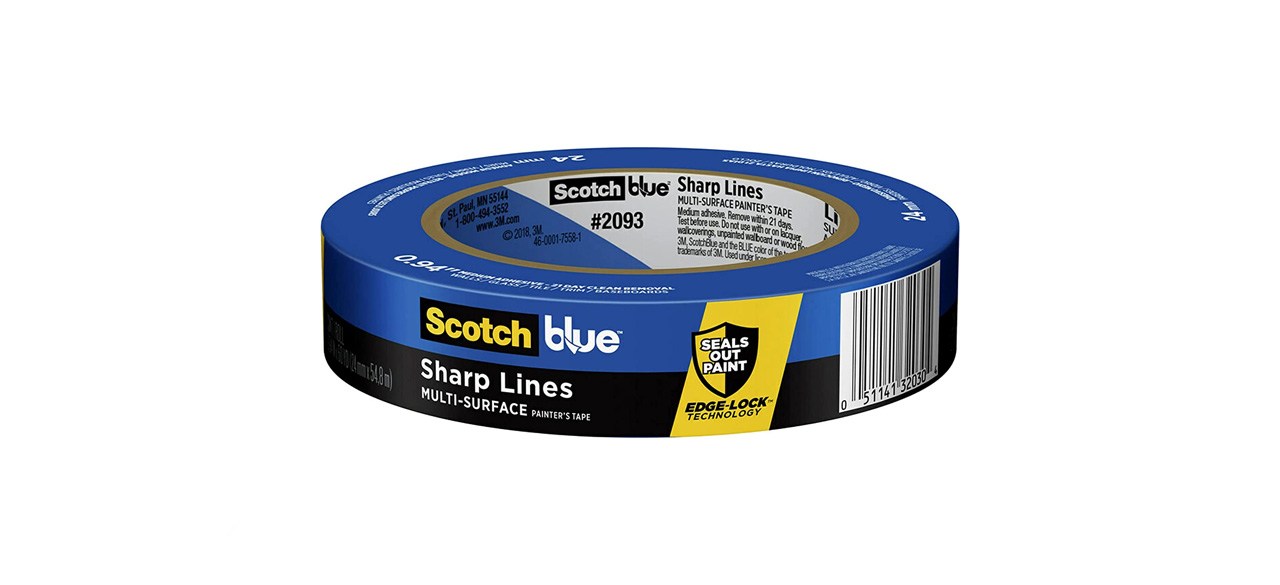 a roll of blue painter's tape