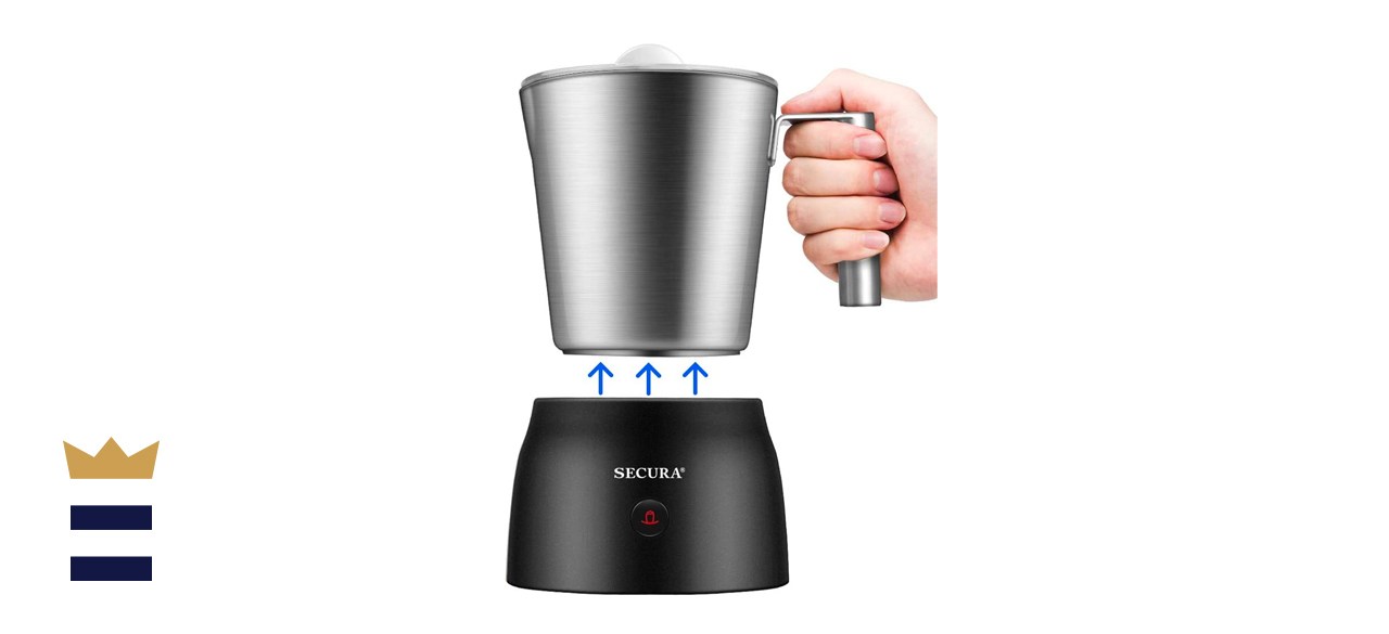 Secura Stainless Steel Detachable Milk Frother