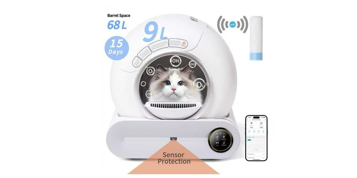 Naipo Automatic Self-Cleaning Cat Litter Box