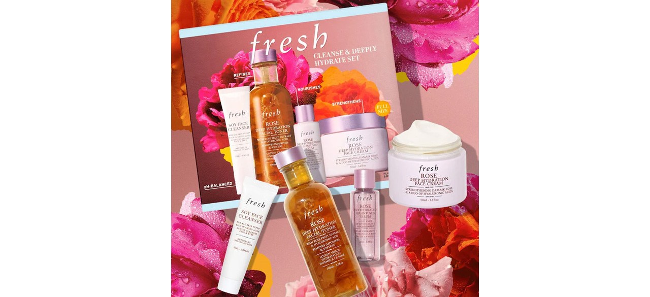 Best fresh Cleanse & Deeply Hydrate Set