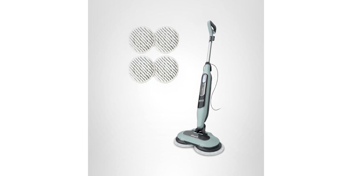 Shark Steam &amp; Scrub Steam Mop on white background