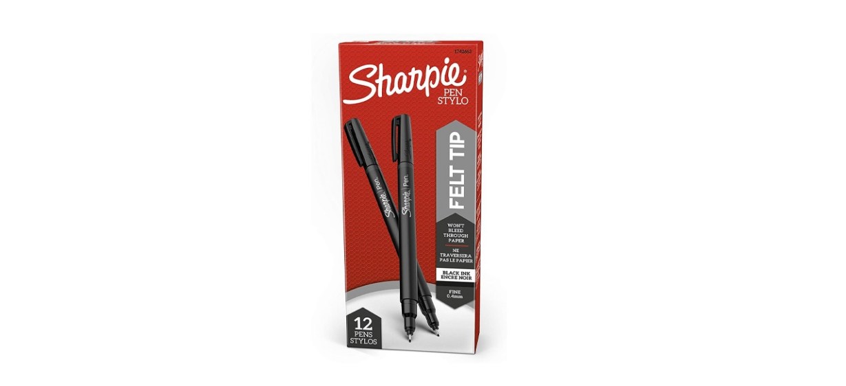 Sharpie Fine-Point Felt-Tip Pens