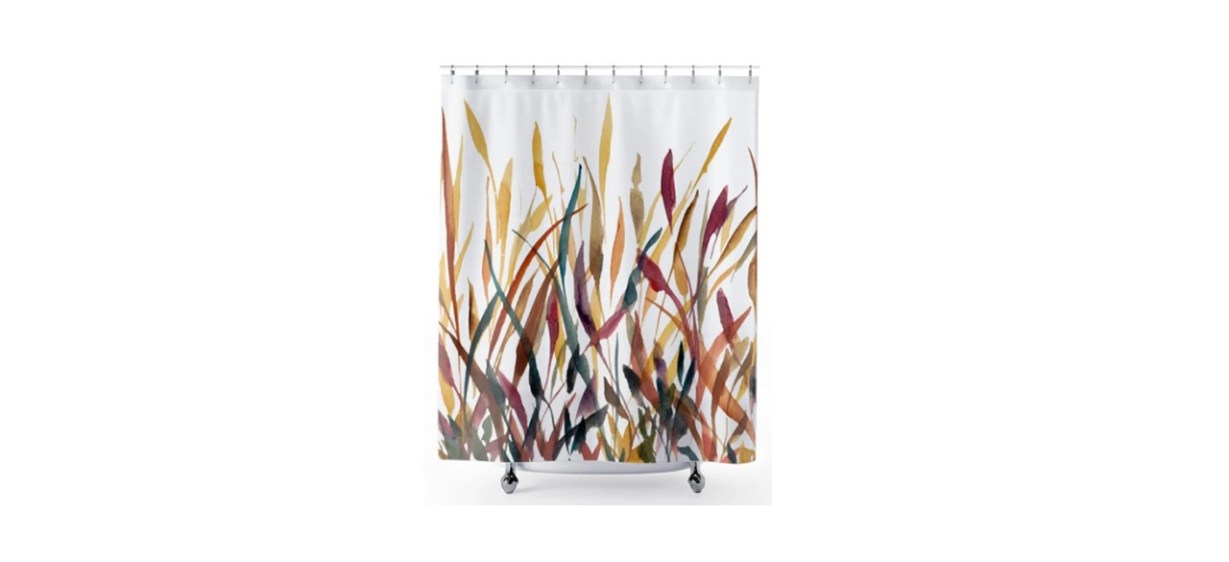 Shirtacle Harvest Grains &amp; Grasses Shower Curtain