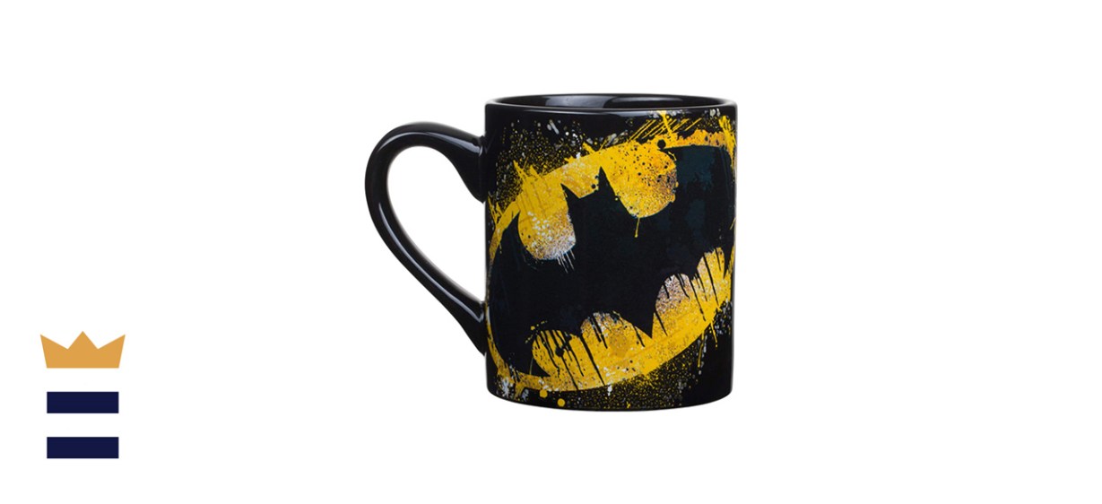 Silver Buffalo Ceramic Coffee Mug With Batman Logo