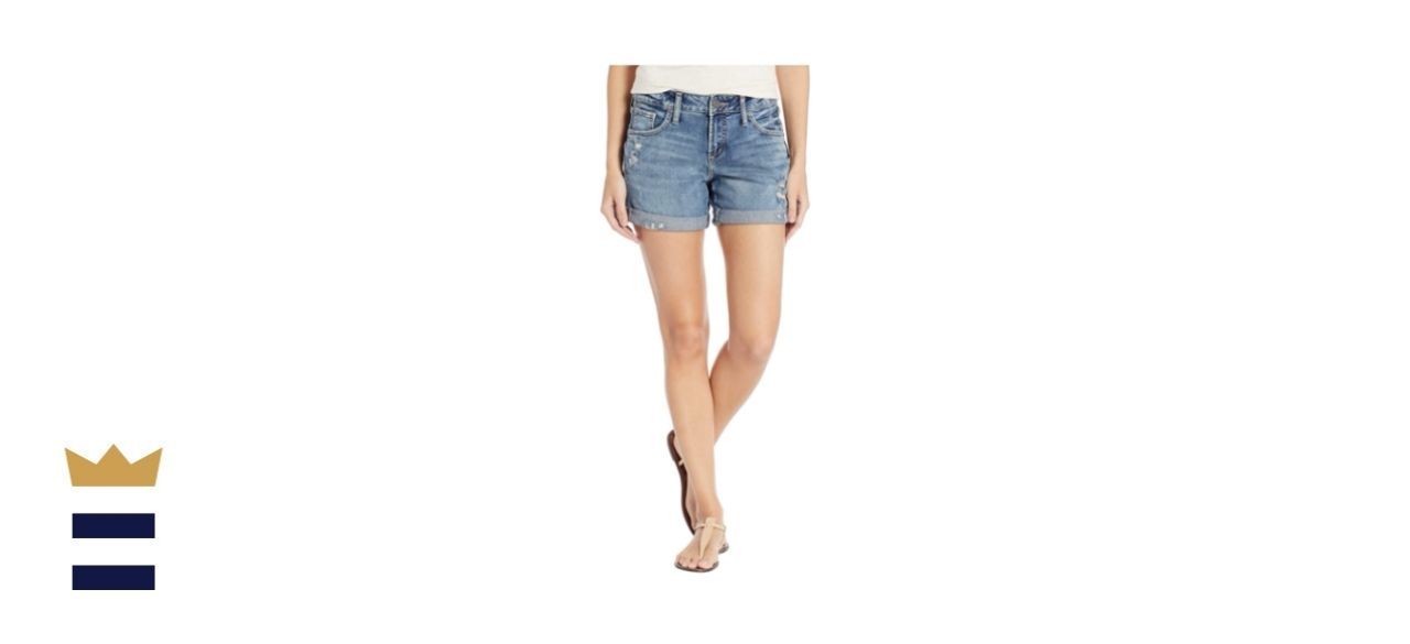 Silver Jeans Co. Women’s Mid Rise Boyfriend Shorts