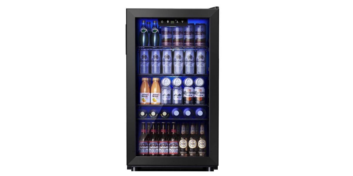 Simzlife 130 Can Beverage Refrigerator 