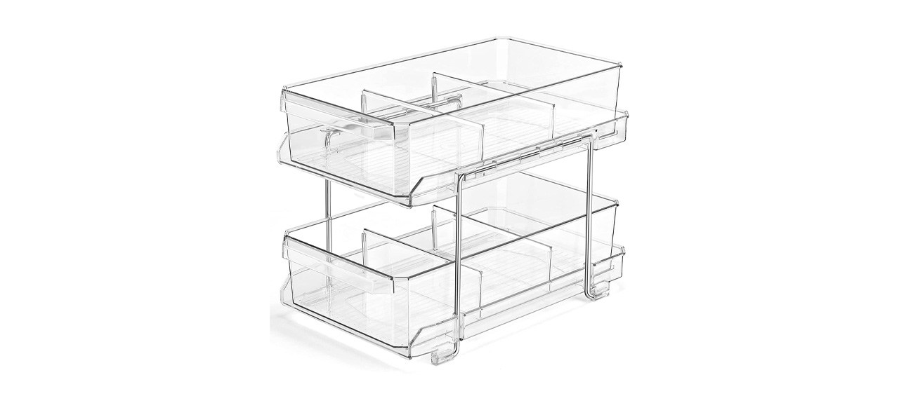 Best 2 Tier Clear Organizer with Dividers