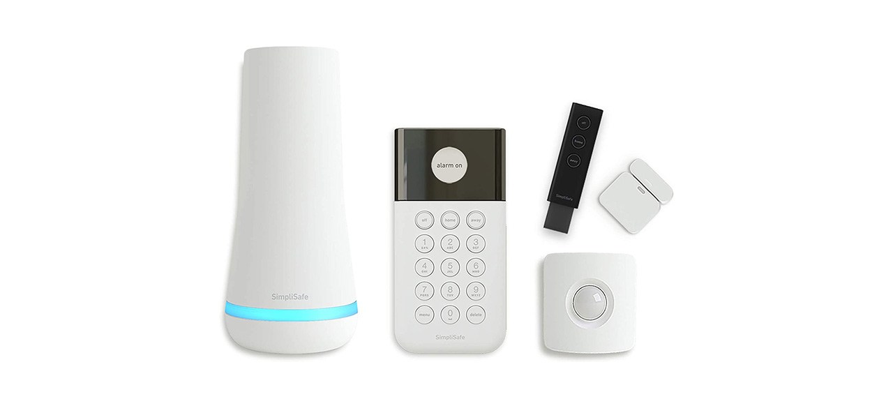 SimpliSafe Five-Piece Wireless Home Security System with Interactive Monitoring