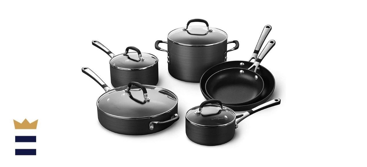 Simply Pots and Pans 10-Piece Cookware Set