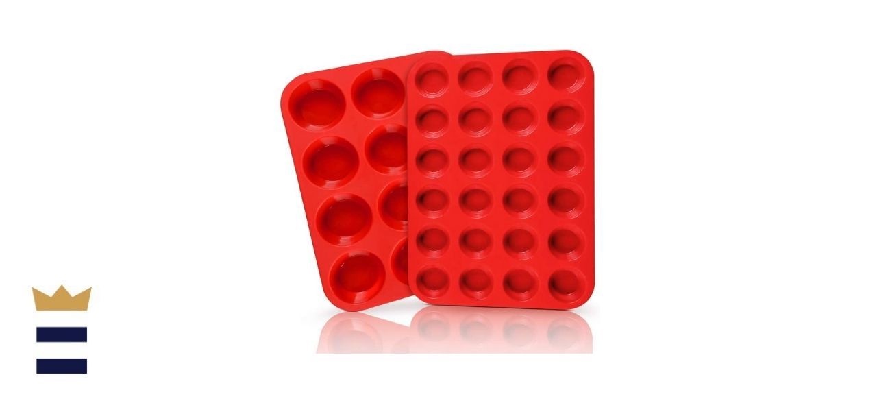 SJ European LFGB Silicone Muffin Pan Baking Trays 