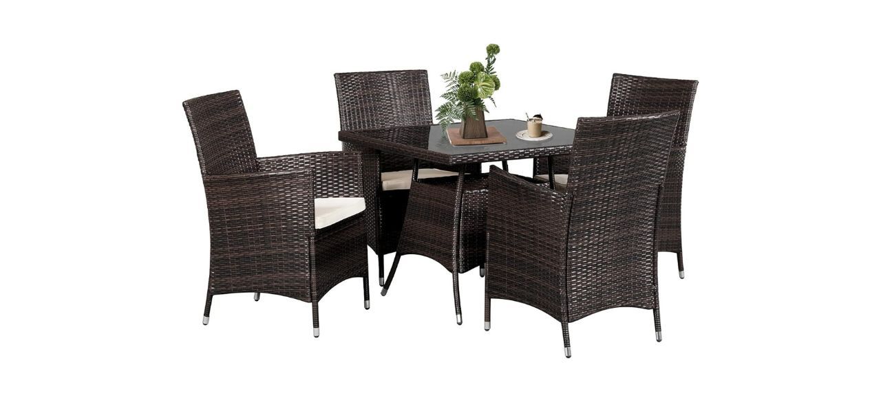 Suncrown 5-Piece Outdoor Dining Set