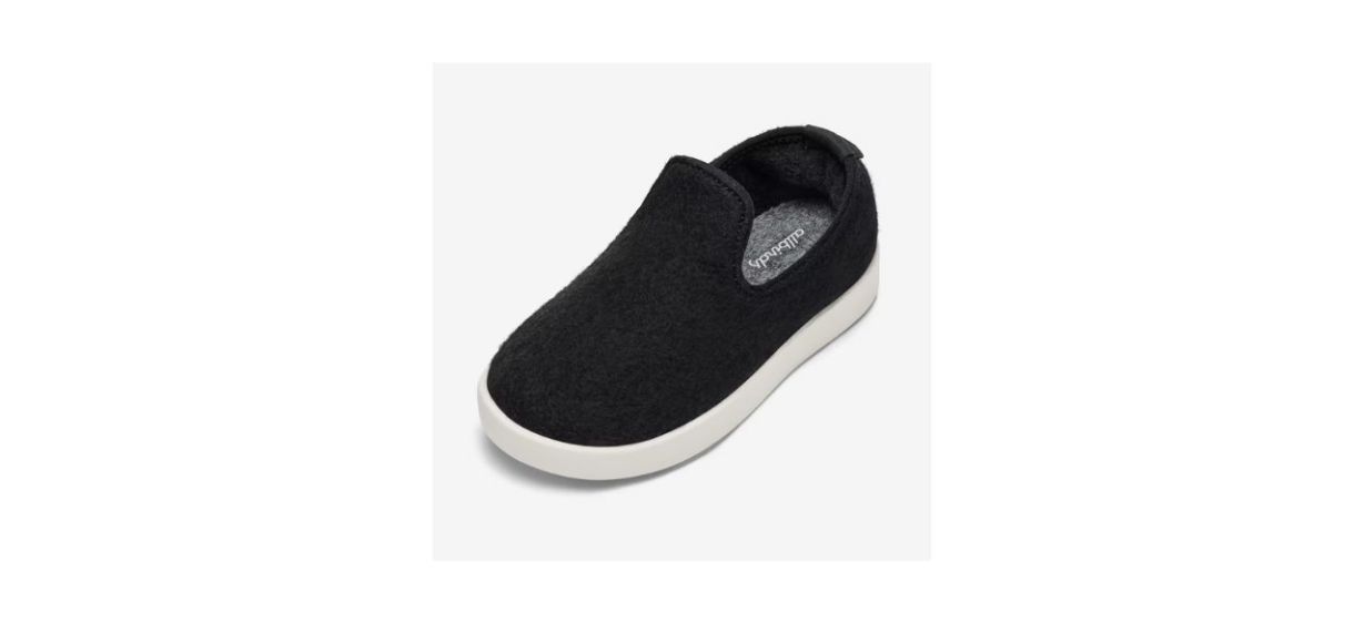 Smallbirds Wool Loungers Natural Black with Blizzard Sole