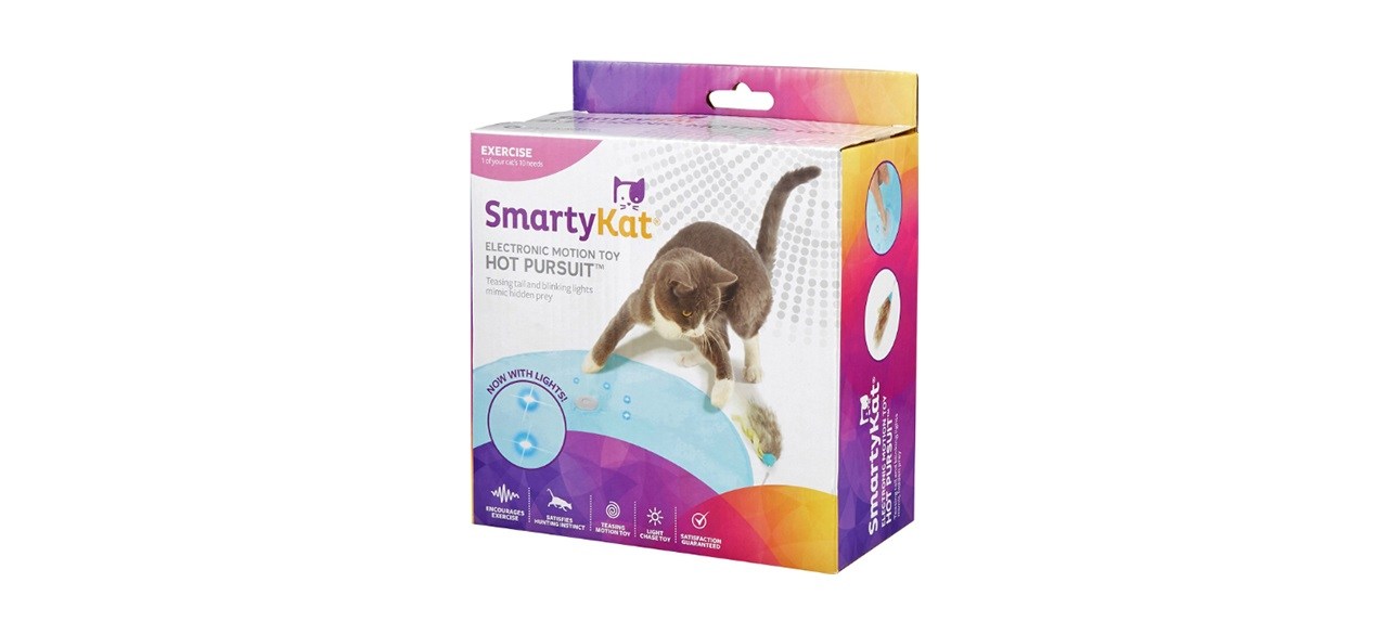 Smartykat热追踪电子隐藏运动猫玩具