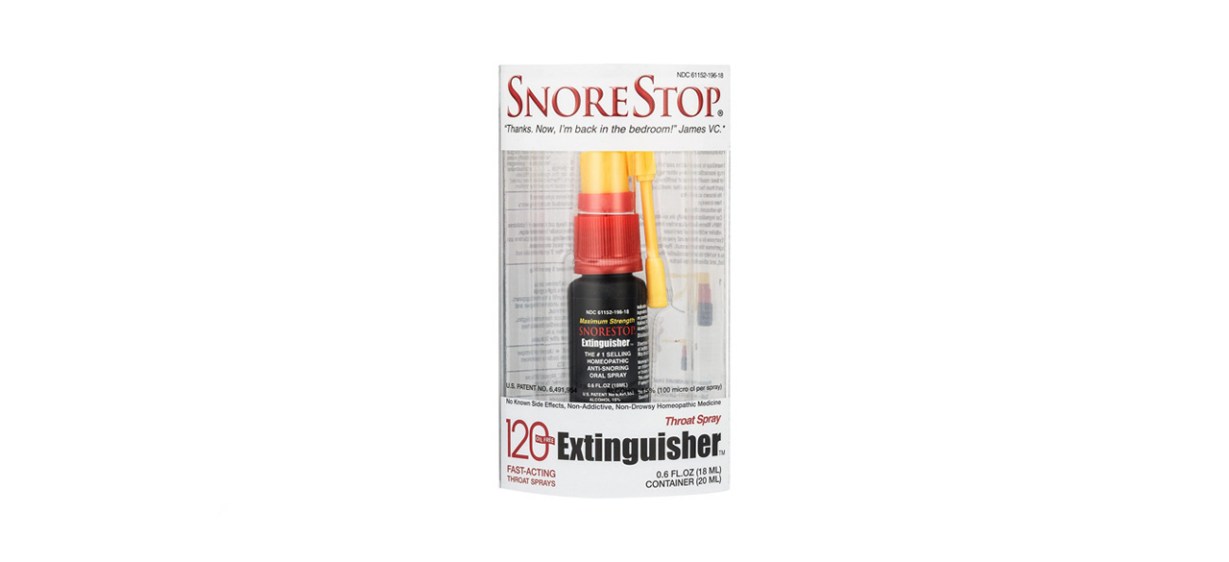 SnoreStop Extinguisher Anti-Snoring Spray