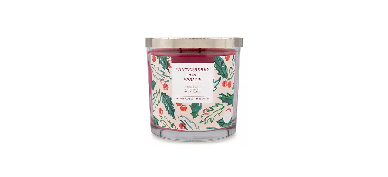 Sonoma Goods Winter Berry & Spruce Candle
