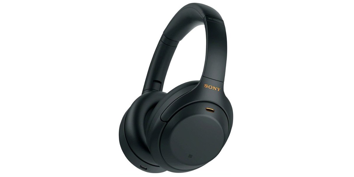 Sony WH-1000XM4 Headphones on white background