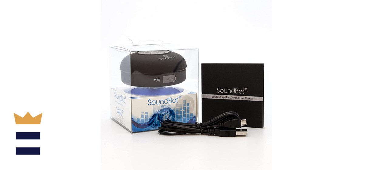 SoundBot Water Resistant Bluetooth 3.0 Shower Speaker