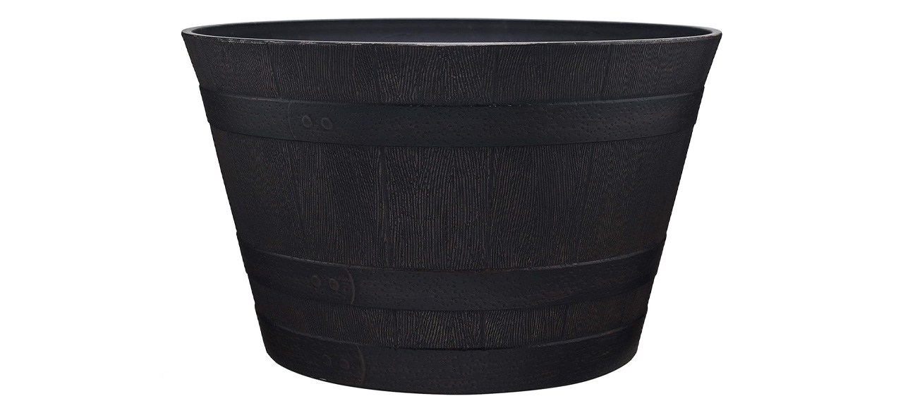 Southern Patio Whiskey Barrel Planter