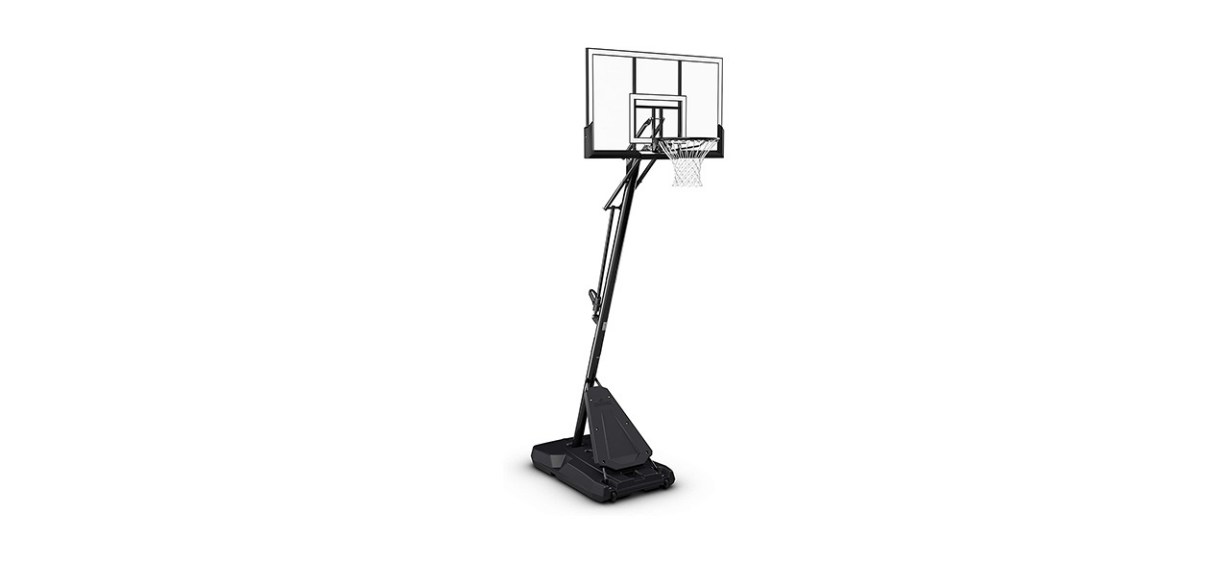 Spalding 52&quot; Performance Acrylic Pro Glide Advanced Portable Basketball Hoop