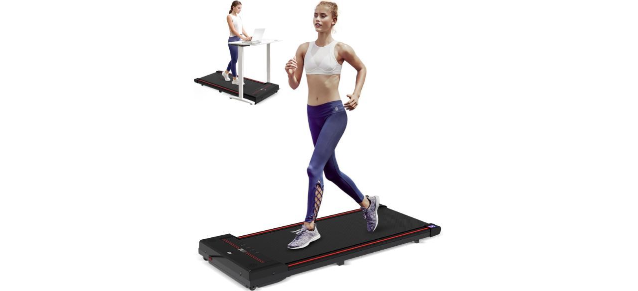 Sperax Walking Treadmill on white back