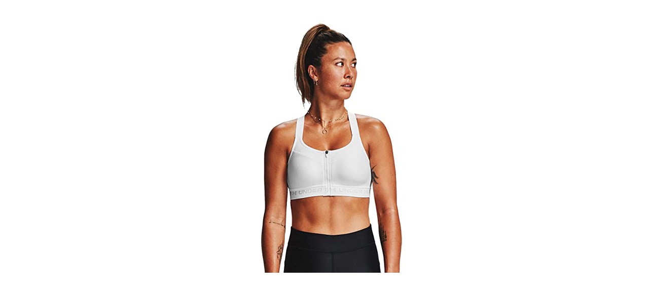 Under Armour High Crossback Zip Bra