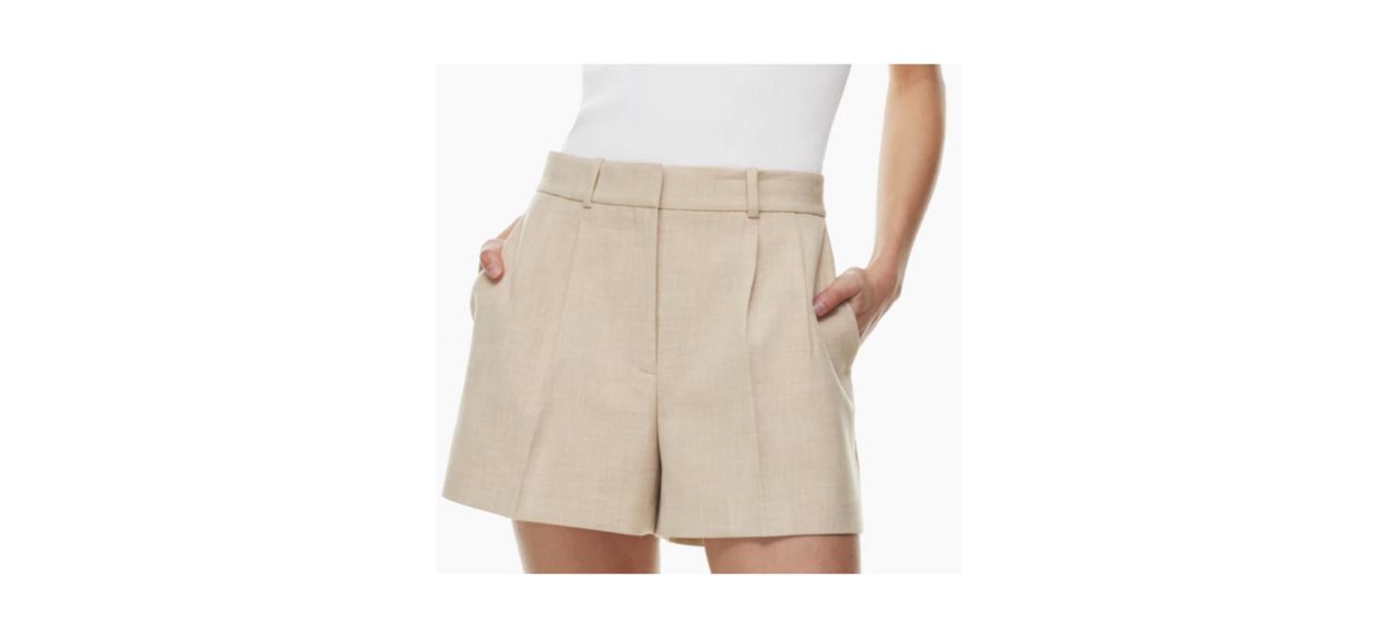 Babaton Pleated Mini Short