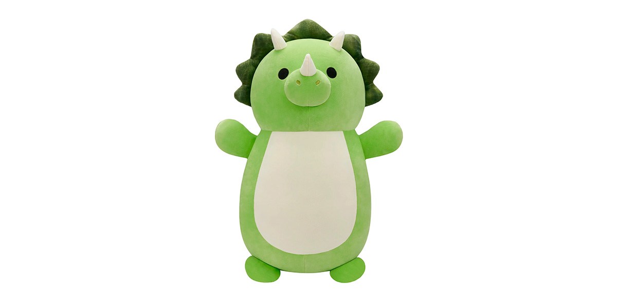 Squishmallows Hugmee Plush 26 inch Tristan The Green Triceratops