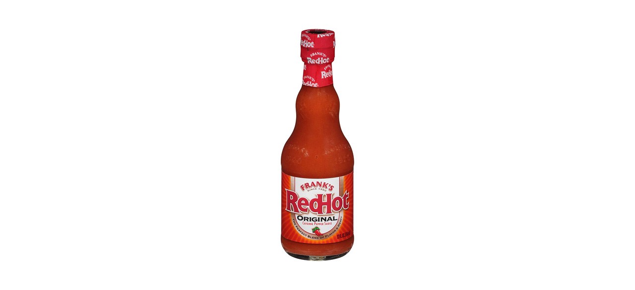 Frank's RedHot Original Hot Sauce on white background