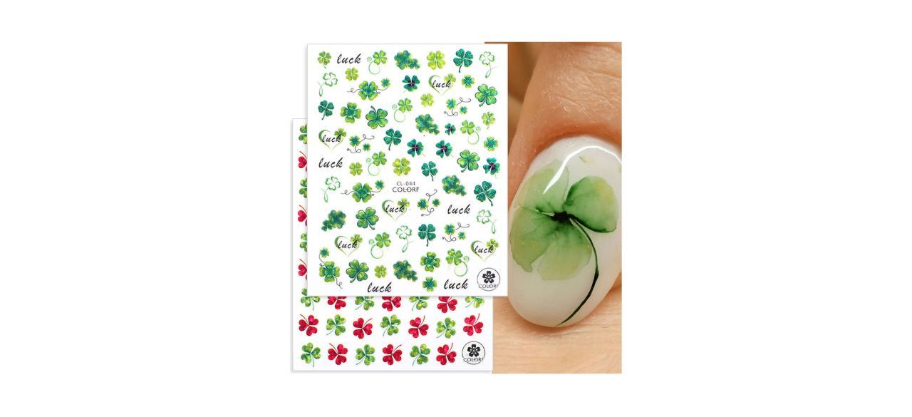 Pvoiue St. Patrick's Day Nail Art Stickers