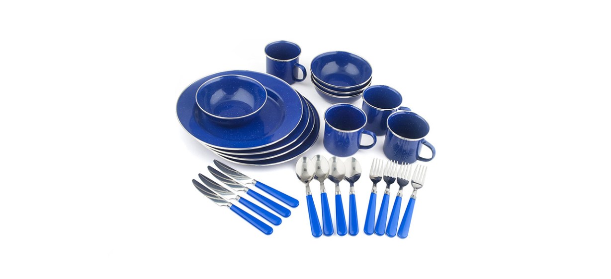 Stansport Enameled Tableware Set