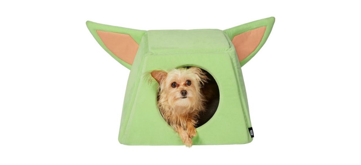 Star Wars The Mandalorian Grogu Covered Cat and Dog Bed