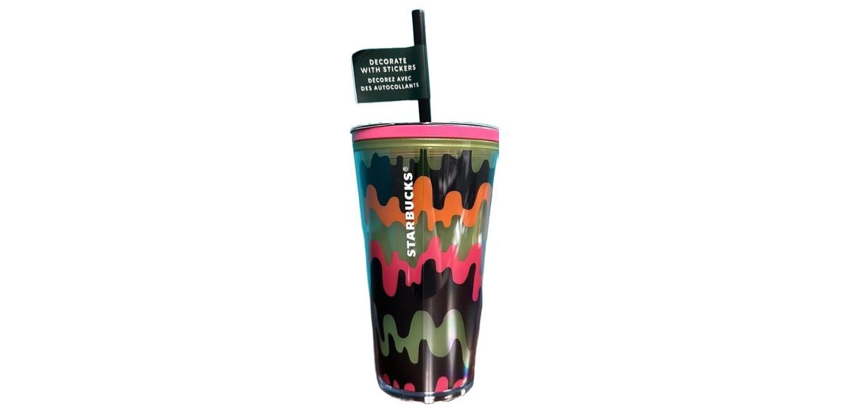 Starbucks 2023 Halloween Limited Edition Drippy Wave Tumbler