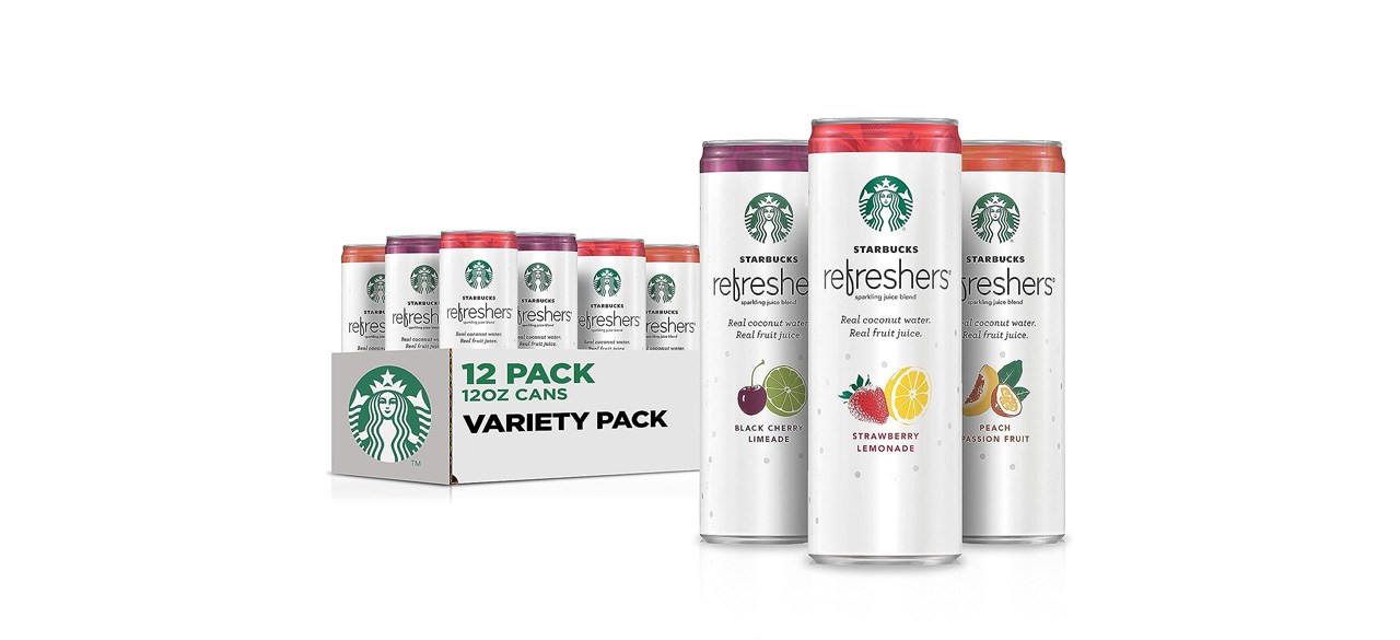 Starbucks RTD Energy Drink, Refreshers, 3 Flavor Variety Pack