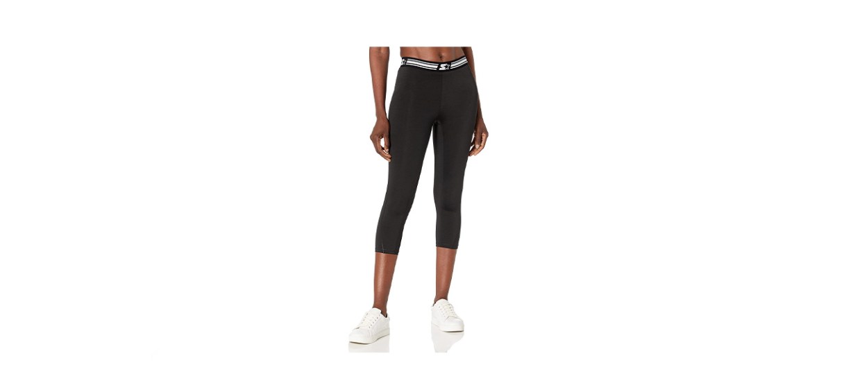 Starter Womens 20-Inch Light-Compression Athletic Capri Legging