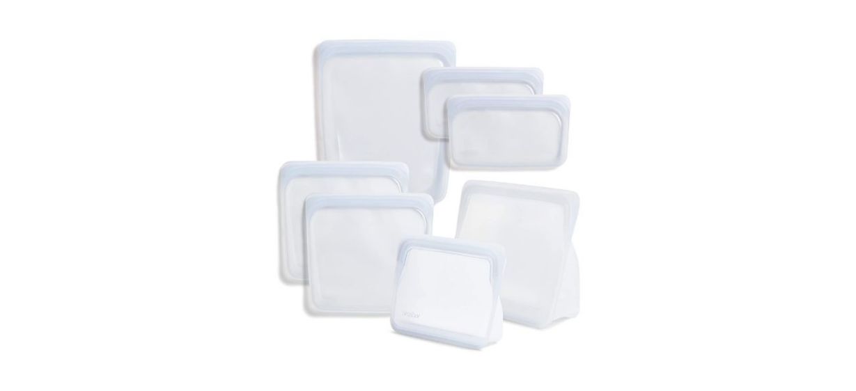 Stasher Silicone Reusable Storage Bag Bundle Pack