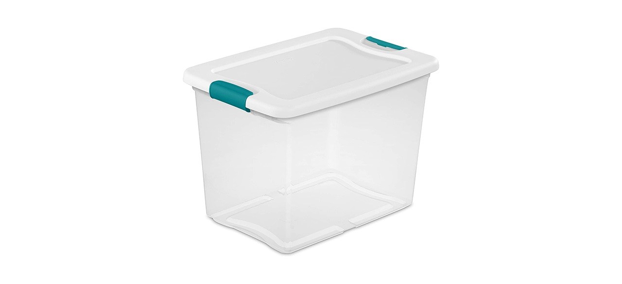 Sterilite 25-Quart Latching Clear Storage Totes