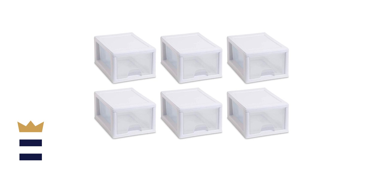 Sterilite Stackable Storage Drawer Set
