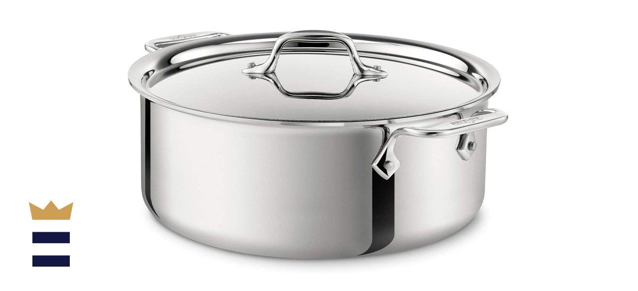 All-Clad Stainless Steel Tri-Ply Bonded Dishwasher Safe Stockpot