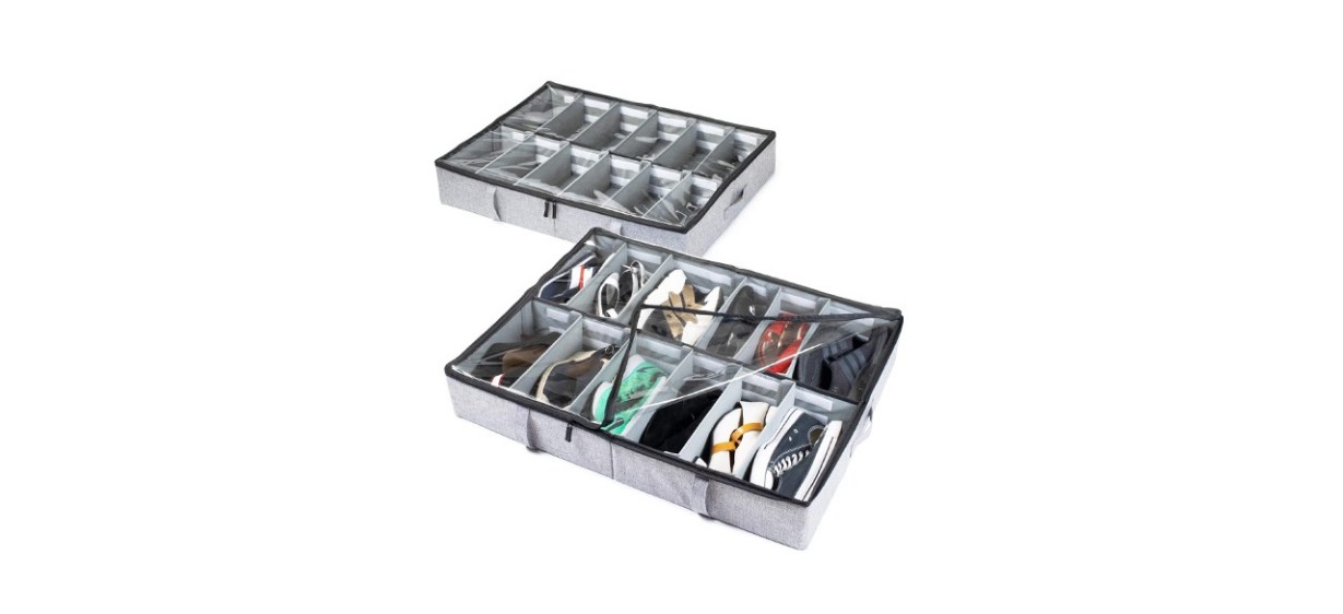 StorageLAB Under Bed Shoe Storage Organizer