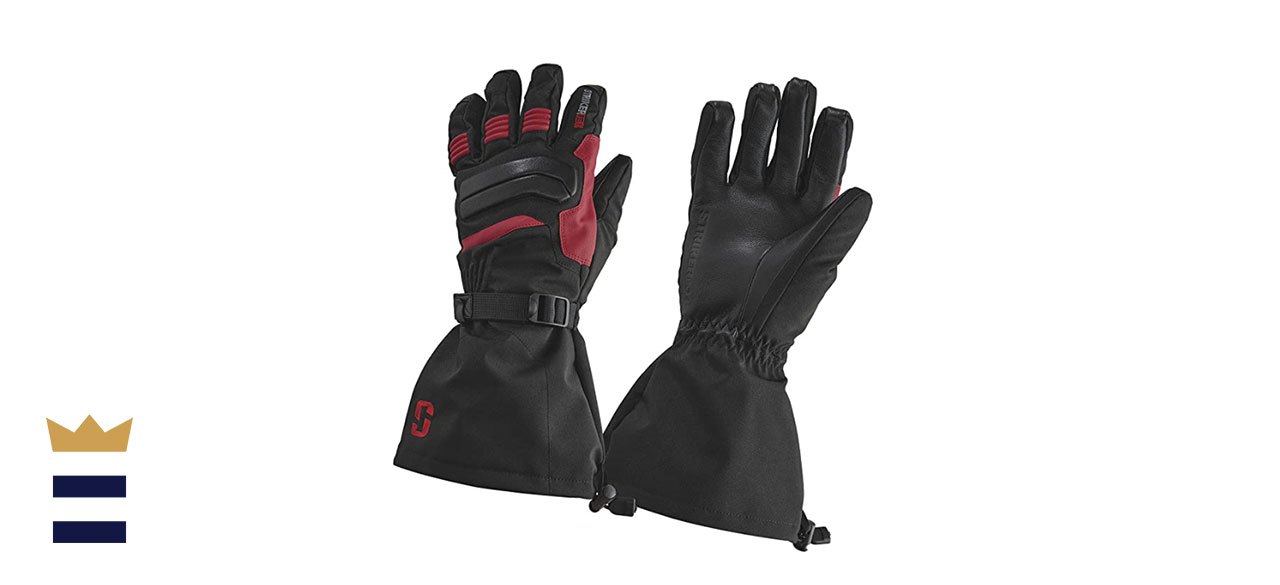 StrikerICE Men’s Defender Leather Ice Fishing Gloves 